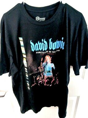 David Bowie Something In The Air Live 97 Mens Graphic-Shirt Size 2 X Large